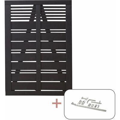 Plus Holz Einzeltort Silence Nadelholz Schwarz 100 cm x 140 cm Plus Holz Einzeltort Silence Nadelholz Schwarz 100 cm x 140 cm