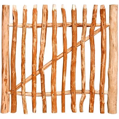 Floraworld Staketen-Gartentor Haselnuss Natur 120 cm x 100 cm Floraworld Staketen-Gartentor Haselnuss Natur 120 cm x 100 cm