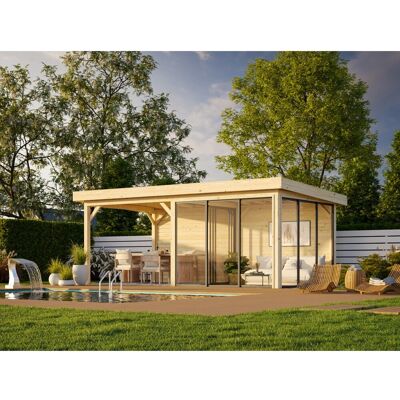 Palmako Pavillon Lenna Set 706 Slide Plus 588 x 300 cm Lackiert Weiß FSC® Palmako Pavillon Lenna Set 706 Slide Plus 588 x 300 cm Lackiert Weiß FSC®