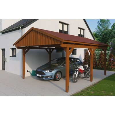 SKANHOLZ - Fichtelberg - braun - 326 cm - Carport SKANHOLZ - Fichtelberg - braun - 326 cm - Carport