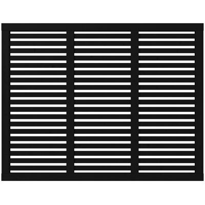 Plus Holz Sichtschutzzaun Harmoni Nadelholz Schwarz 180 cm x 140 cm Plus Holz Sichtschutzzaun Harmoni Nadelholz Schwarz 180 cm x 140 cm