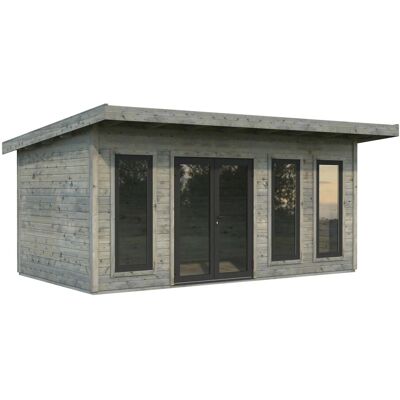 Palmako Holz-Gartenhaus Aurelia Pultdach Tauchgrundiert 530 cm x 300 cm 15,2 m² Palmako Holz-Gartenhaus Aurelia Pultdach Tauchgrundiert 530 cm x 300 cm 15,2 m²