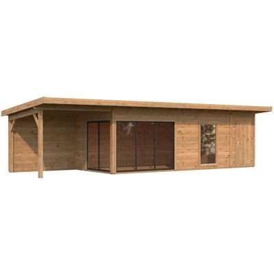 Palmako Holz-Gartenhaus Andrea Slide Pultdach Tauchgrundiert 1060 cm x 300 cm Palmako Holz-Gartenhaus Andrea Slide Pultdach Tauchgrundiert 1060 cm x 300 cm