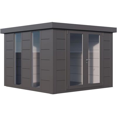 Telluria Gerätehaus Luminato 3030 Anthrazit 298 cm x 298 cm Telluria Gerätehaus Luminato 3030 Anthrazit 298 cm x 298 cm