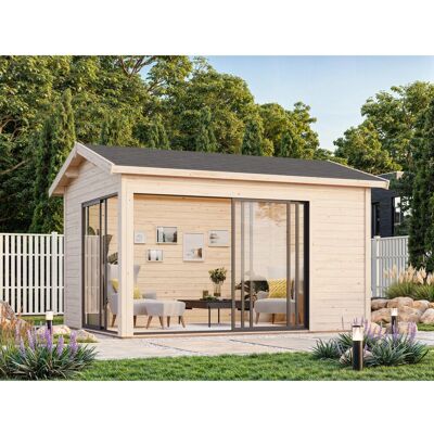 Palmako Gartenhaus Amanda Slide 390 x 300 cm Naturbelassen FSC® Palmako Gartenhaus Amanda Slide 390 x 300 cm Naturbelassen FSC®
