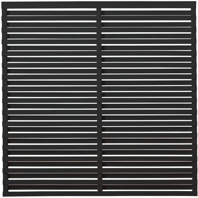Plus Holz Sichtschutzzaun Osaka Nadelholz Schwarz 180 cm x 180 cm Plus Holz Sichtschutzzaun Osaka Nadelholz Schwarz 180 cm x 180 cm