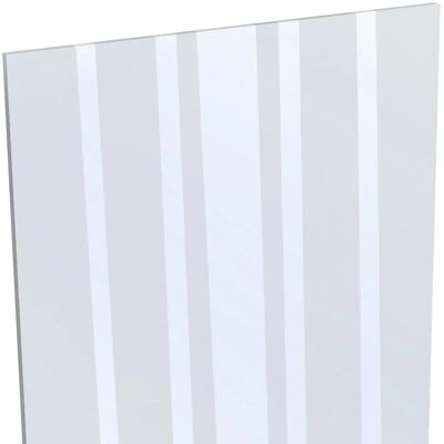 GroJa Designeinsatz Glas ESG 180 cm x 30 cm x 0,4 cm satinierte Streifen GroJa Designeinsatz Glas ESG 180 cm x 30 cm x 0,4 cm satinierte Streifen