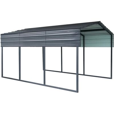 Westmann Carport Kopenhagen S 451 cm x 305 cm x 253 cm Grau Westmann Carport Kopenhagen S 451 cm x 305 cm x 253 cm Grau