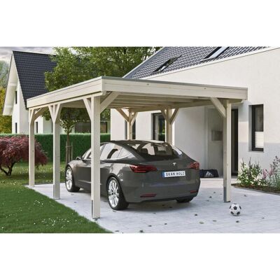 SKANHOLZ Grunewald Carport - Flachdach, Natur, 321x554cm SKANHOLZ Grunewald Carport - Flachdach, Natur, 321x554cm