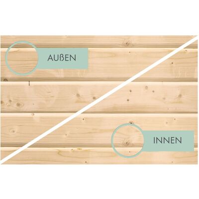 Karibu Holz-Gartenhaus Ängelholm Natur Pultdach Unbehandelt 280 cm x 220 cm Karibu Holz-Gartenhaus Ängelholm Natur Pultdach Unbehandelt 280 cm x 220 cm