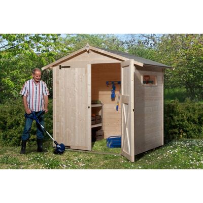 OBI Outdoor Living Holz-Gartenhaus Kompakt Satteldach 198 cm x 171 cm OBI Outdoor Living Holz-Gartenhaus Kompakt Satteldach 198 cm x 171 cm