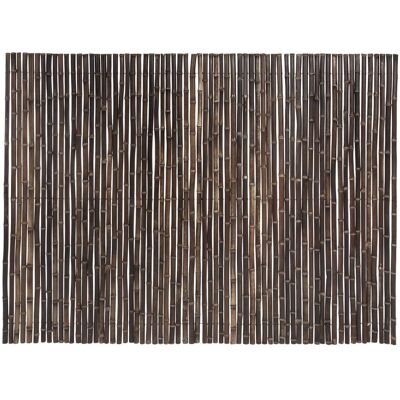 Floraworld Sichtschutz Bambusmatte Gala 90 cm x 300 cm Bambus Dunkel Floraworld Sichtschutz Bambusmatte Gala 90 cm x 300 cm Bambus Dunkel