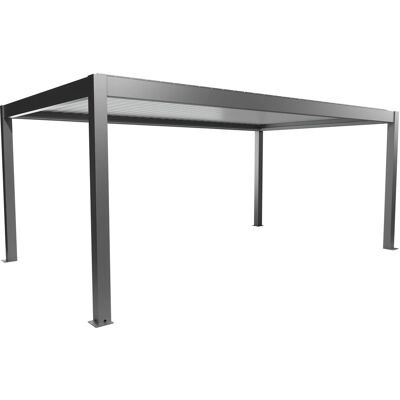 Biohort Pergola 6 m x 3,5 m Quarzgrau-Metallic/Weiß Biohort Pergola 6 m x 3,5 m Quarzgrau-Metallic/Weiß