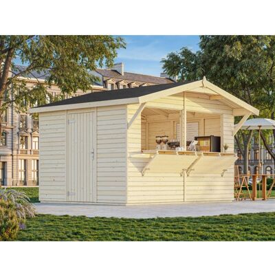 Palmako Marktstand Stella 323 x 259 cm Lackiert Weiß FSC® Palmako Marktstand Stella 323 x 259 cm Lackiert Weiß FSC®