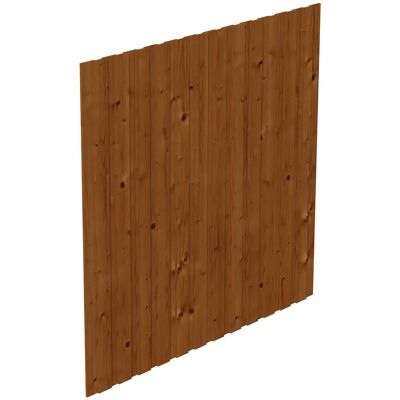 SKANHOLZ Nussbaum 230x220cm Holzseitenwand - Gartenhaus SKANHOLZ Nussbaum 230x220cm Holzseitenwand - Gartenhaus