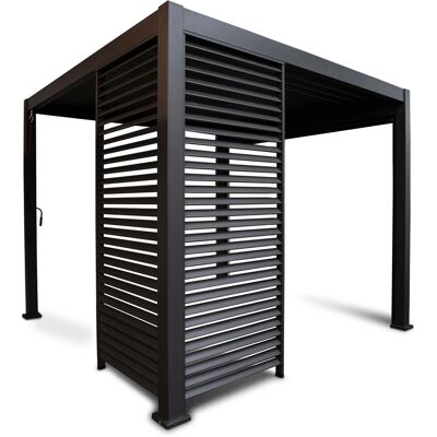 Leco Wand 93 cm Zur Lamellenpergola Deluxe Anthrazit Leco Wand 93 cm Zur Lamellenpergola Deluxe Anthrazit