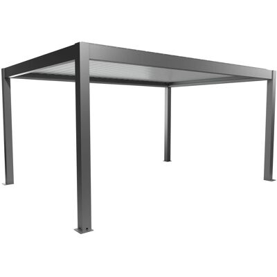 Biohort Pergola 5 m x 3,5 m Quarzgrau-Metallic/Weiß Biohort Pergola 5 m x 3,5 m Quarzgrau-Metallic/Weiß