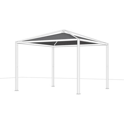 Siena Garden Dachbezug Schattenmanufaktur Comuna Anthrazit 300 cm x 300 cm Siena Garden Dachbezug Schattenmanufaktur Comuna Anthrazit 300 cm x 300 cm