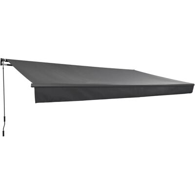 Garden Pleasure Gelenkarmmarkise 20 cm x 300 cm x 495 cm Anthrazit Garden Pleasure Gelenkarmmarkise 20 cm x 300 cm x 495 cm Anthrazit