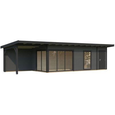 Palmako Holz-Gartenhaus Andrea Slide Plus Pultdach Lackiert 1060 cm x 300 cm Palmako Holz-Gartenhaus Andrea Slide Plus Pultdach Lackiert 1060 cm x 300 cm