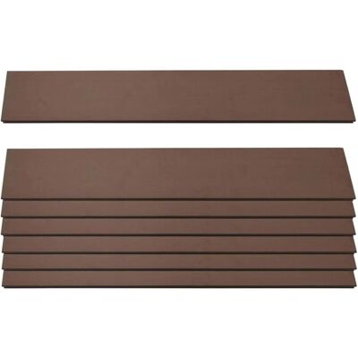 MCW 7er Set Latten Für WPC-Sichtschutz Savoie Bretter Windschutz Ca. 1qm - 90cm Braun MCW 7er Set Latten Für WPC-Sichtschutz Savoie Bretter Windschutz Ca. 1qm - 90cm Braun