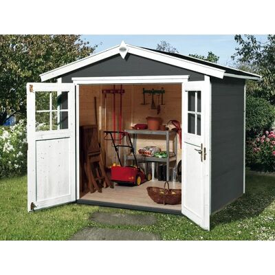 OBI Outdoor Living Holz-Gartenhaus Monza Satteldach Lasiert 205 cm x 229 cm OBI Outdoor Living Holz-Gartenhaus Monza Satteldach Lasiert 205 cm x 229 cm