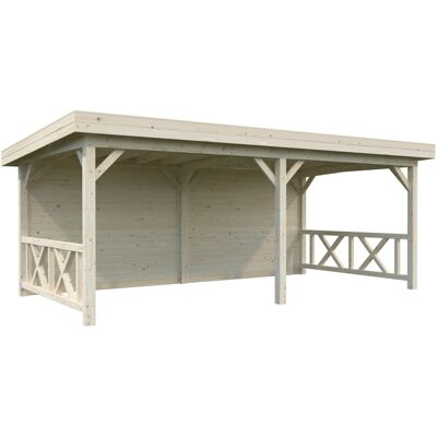 Palmako Pavillon Lenna Set 308 Transparent Tauchgrundiert 588 cm x 300 cm FSC® Palmako Pavillon Lenna Set 308 Transparent Tauchgrundiert 588 cm x 300 cm FSC®