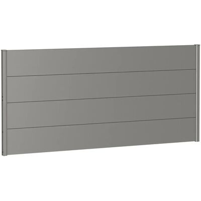 BIOHORT Silber Sichtschutzelement - Zaunelement, 91cm x 194cm BIOHORT Silber Sichtschutzelement - Zaunelement, 91cm x 194cm
