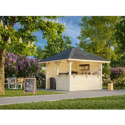 Palmako Pavillon Bianca Set 103 300 x 300 cm Lackiert Weiß FSC® Palmako Pavillon Bianca Set 103 300 x 300 cm Lackiert Weiß FSC®