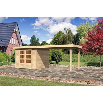 KARIBU Askola 3,5 Gartenhaus - Holz, Flachdach, 5.76m² KARIBU Askola 3,5 Gartenhaus - Holz, Flachdach, 5.76m²