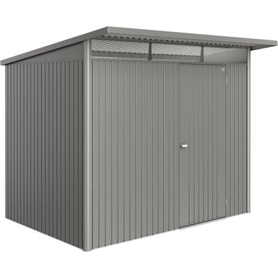 Biohort Metall-Gerätehaus AvantGarde ECO A5 Quarzgrau-Metallic Standardtür Biohort Metall-Gerätehaus AvantGarde ECO A5 Quarzgrau-Metallic Standardtür