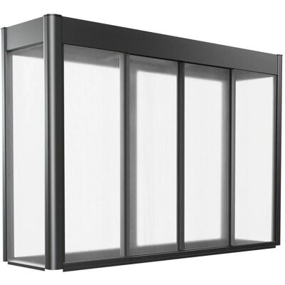 Biohort Gewächshausaufsatz Florentina für HochBeet 2m x 0,5m Dunkelgrau-Metallic Biohort Gewächshausaufsatz Florentina für HochBeet 2m x 0,5m Dunkelgrau-Metallic