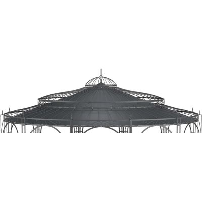 Eleo Sonnensegel Toskana Ø 550 cm für Pavillon Toskana Anthrazit Eleo Sonnensegel Toskana Ø 550 cm für Pavillon Toskana Anthrazit