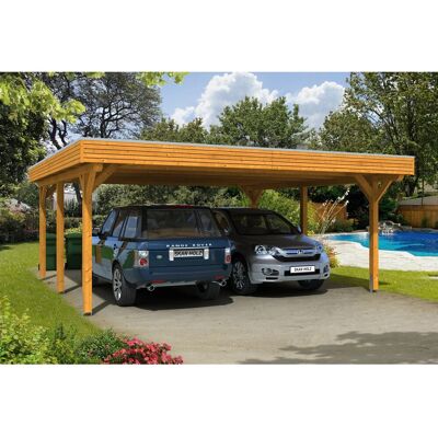 SKANHOLZ - Spessart - Beige - 611x604 cm - Carport SKANHOLZ - Spessart - Beige - 611x604 cm - Carport