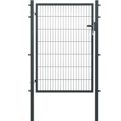 Floraworld Einzeltor für Doppelstabmattenzaun Anthrazit 140 cm x 120 cm Floraworld Einzeltor für Doppelstabmattenzaun Anthrazit 140 cm x 120 cm
