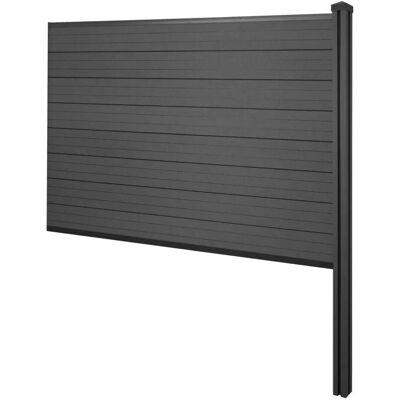MCW WPC-Sichtschutz Savoie Zaun Windschutz WPC-Pfosten Zum Einbetonieren - Erweiterungselement 188cm MCW WPC-Sichtschutz Savoie Zaun Windschutz WPC-Pfosten Zum Einbetonieren - Erweiterungselement 188cm