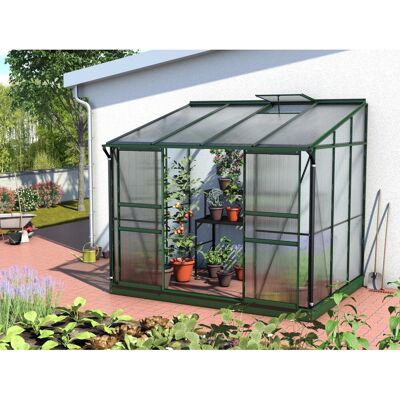 Vitavia Anlehn-Gewächshaus Ida 5200 HKP 4 mm Smaragd Vitavia Anlehn-Gewächshaus Ida 5200 HKP 4 mm Smaragd