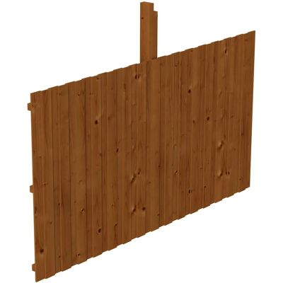 SKANHOLZ Walnuss Rückwand - Wetterfeste Nordische Fichte Carport-Seitenwand SKANHOLZ Walnuss Rückwand - Wetterfeste Nordische Fichte Carport-Seitenwand