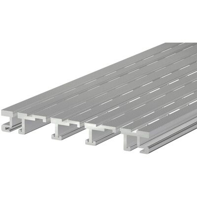 Entwässerungsrinne-Proside aus Aluminium 150 mm x 20 mm x 2000 mm Eloxiert Entwässerungsrinne-Proside aus Aluminium 150 mm x 20 mm x 2000 mm Eloxiert