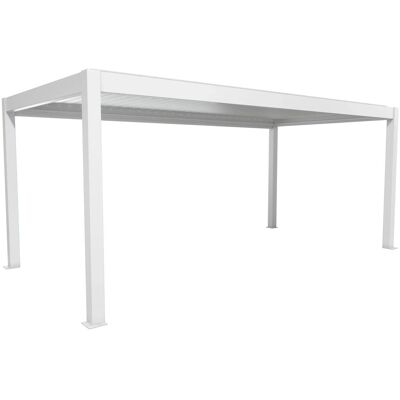 Biohort Pergola 6 m x 3 m Weiß/Silber-Metallic Biohort Pergola 6 m x 3 m Weiß/Silber-Metallic