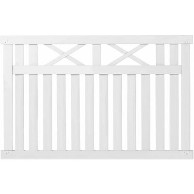 Plus FSC Weißer Holz-Gartenzaun Vinesse 150x96cm - Gartenzaun Plus FSC Weißer Holz-Gartenzaun Vinesse 150x96cm - Gartenzaun