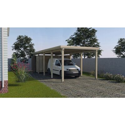 WEKA 617 Gr.3 Einzelcarport - Carport WEKA 617 Gr.3 Einzelcarport - Carport