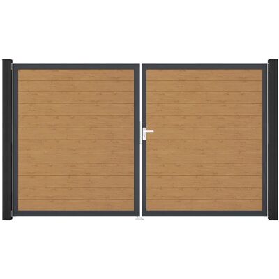 GroJa Tor 2-flg. Basicline Schmal Asteiche Natur 306 cm x 180 cm DIN Rechts GroJa Tor 2-flg. Basicline Schmal Asteiche Natur 306 cm x 180 cm DIN Rechts