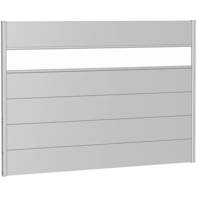 BIOHORT Sichtschutz - 137cm x 194m - Metall & Acrylglas BIOHORT Sichtschutz - 137cm x 194m - Metall & Acrylglas