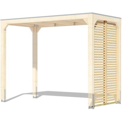 Karibu Lamellenwand für Fyrkant Pavillon 227 x 135,5 x 1,8 cm Natur Karibu Lamellenwand für Fyrkant Pavillon 227 x 135,5 x 1,8 cm Natur
