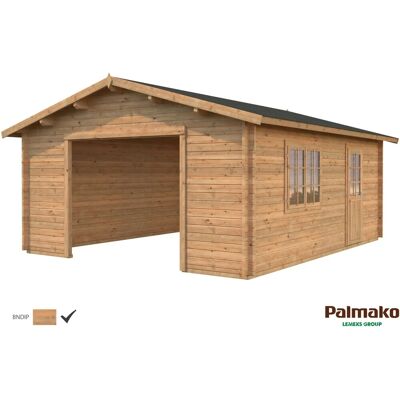 Palmako Holzgarage Irene/Roger 23,9 m² - Garage Palmako Holzgarage Irene/Roger 23,9 m² - Garage