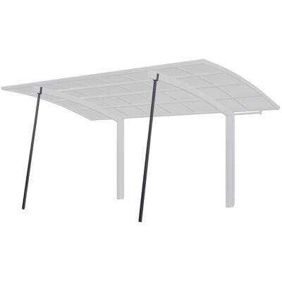 Ximax Carport Stützstange Caravan 206 cm Schwarz Sonderfertigung Ximax Carport Stützstange Caravan 206 cm Schwarz Sonderfertigung