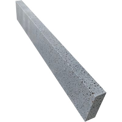 Basaltlava Kantenstein mit Fase allseits gesägt 5 cm x 16 cm x 100 cm Basaltlava Kantenstein mit Fase allseits gesägt 5 cm x 16 cm x 100 cm