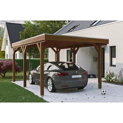 SKANHOLZ Carport »Grunewald«, BxT: 321x554 cm, braun SKANHOLZ Carport »Grunewald«, BxT: 321x554 cm, braun