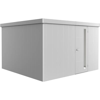 Biohort Neo 4D Geräteschuppen - Silber - Stahl - 348x348 cm Biohort Neo 4D Geräteschuppen - Silber - Stahl - 348x348 cm
